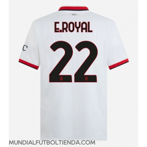 Camiseta AC Milan Emerson Royal #22 Segunda Equipación Replica 2024-25 mangas cortas